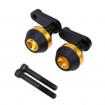 Motociklo rėmo slankiklis, apsauginis kritimo padėklas, Cafe Race kritimo apsauga, kairė ir de&scaron;inė pusė, tinka Honda CBR1000 2004-2007 auksas