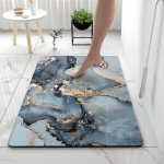 Neslystantis sugeriantis diatomito purvo vonios kambario grindų kilimėlis 60x90 cm
