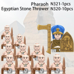 11 vnt. Viduramžių Teutonų riterio konstruktorius Senovės Egipto kareivio figūrėlė Karinis pilies ginklas Priedai Kaladėlės Žaislas Vaikui Dovana N321