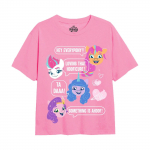 My Little Pony Mergaičių Mar&scaron;kinėliai su Tekstančiais Poniais 5-6 Years &scaron;viesiai rausvos spalvos