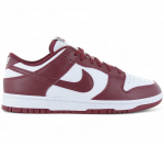 Nike Dunk Low Retro - Herren Sneakers Schuhe Leder Rot-Wei&szlig; DD1391-601 ORIGINAL EU 44 US 10 raudona