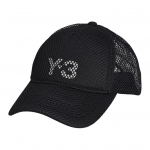Y-3 Lauko sporto mada Universali apsauga nuo saulės Beisbolo kepurė Unisex kepurės Juoda 52-JP1140 S