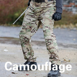 Vyri&scaron;ki taktiniai kombinezonai Laisvalaikio kelnės Policijos kovinės daugiaki&scaron;enės vandeniui atsparios kelnės Vyri&scaron;kos karinės kelnės lauko žygiams didelio dydžio S-4XL XL kamufliažas