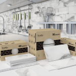 Marmuro stiliaus vandeniui atsparūs putų sienų plytelių lipdukai voniai ir virtuvei 96 pieces