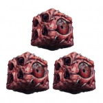 Likimo Akis Kauliukai Derva Realisti&scaron;ki Akių obuoliai Kauliukai Kolekciniai Baisūs Ki&scaron;eniniai Kauliukai Dovana RPG Gerbėjams Tamsios Estetikos Mėgėjams 3.5cm 1pc