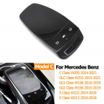 Automobilio konsolės pelės ra&scaron;ysenos jutiklinis kilimėlis jungiklio valdymo dangtelis Mercedes BENZ C E GLC GLS GLE S klasė W205 W253 W166 W222 W213