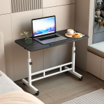 Reguliuojamas Sulankstomas Lovos Stalelis - Ne&scaron;iojamas ir Pakeliamas Ne&scaron;iojamojo Kompiuterio Stalas Miegamajam Folding 40*60 Lift Table 60-89cm