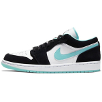 Air Jordan 1 Low Island Green Unisex sportbačiai Mėtiniai Balti Juodi CQ9828-131 47.5