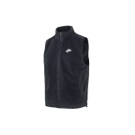 Nike Fleece žiemos liemenė su stovinčia apykakle ir logotipu Vyri&scaron;ki vir&scaron;utiniai drabužiai Juoda DQ4899-010 S