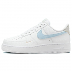 Nike Air Force 1 Low Balti &Scaron;viesiai Armijos Mėlyni Moteri&scaron;ki Sportbačiai &Scaron;viesiai Kaulo HF0022-100 36.5