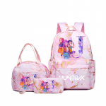 3 vnt./rinkinys KPop Demonų medžiotojos Mergaičių mokyklinis krep&scaron;ys Pietų krep&scaron;ys Pie&scaron;tukinė Studentų animacinis kuprinė Bento dėklas Ra&scaron;iklių krep&scaron;iai Mokyklinės prekės Dovana