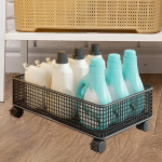 under Sink Organizer , 47x28x15cm, 1 Layer Counter Metal Multipurpose Bathroom Storage juoda