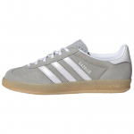 Adidas Originals Gazelle Indoor Odiniai Laisvalaikio Patogūs Patvarūs Žemi Sportbačiai Moteri&scaron;ki Sportbačiai Pilki JQ7008 37⅓