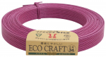 Hamanaka Eco Craft, apie 15 mm pločio, 5 m ritinys, Spalva 34, Cosmos 2233 rožinė