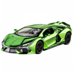 Simuliacija 1/24 Lamborghini Revuelto Superautomobilio Modelis su Garsu ir &Scaron;viesa Vaikams Berniukams Gimtadienio Dovana Miniatiūrinis Automobilis Namų Dekoras