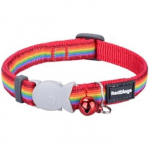 Collier pour Chien - RED DINGO - Style Arc-en-Ciel - 15 x 24-36 cm - Multicolore - Taille Moyenne gryna
