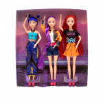 30cm K-Pop Demonų Medžiotojai Anime Kpop Merginų Grupė Animaciniai Rumi Zoey Mira Veiksmo Figūrėlės Vinilinės Figūrėlės Modelinės Lėlės Mergaitėms Kalėdinė Dovana pink