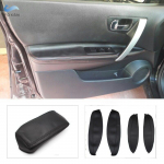 Skirta Nissan Qashqai J10 2008 2009 2010 2011 2012 2013 2014 2015 Durų rankenos skydelis / Centrinės porankio dėžės mikropluo&scaron;to odos užvalkalas center armrest B-r