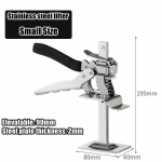 Darbo taupymo svirtinis domkratas-lifteris 12 colių gipso kartono keltuvas Sieninių plytelių lokatorius 0-145 mm auk&scaron;čio reguliatorius Daugiafunkcis spintelės domkratas Plok&scaron;tė