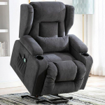 Fauteuil inclinable - BAZARLAND30 - Fauteuil de massage - R&eacute;glable en hauteur - &Eacute;lectrique - 1 place