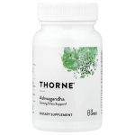 Thorne, Ashwagandha, 120 mg, 30 kapsulių
