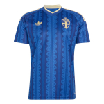 Adidas Originals Gerbėjų Versija &Scaron;vedijos Nacionalinė Komanda 2026 Pasaulio Taurė I&scaron;vykos Climacool Greitai Džiūstanti Slim Fit Trumpomis Rankovėmis Futbolo Mar&scaron;kinėliai Vyrams vir&scaron;utiniai drabužiai JM5810 L