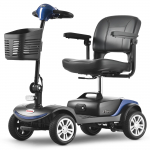 S1 SPORT Mėlynas/Raudonas Elektromagnetinis Stabdys 300W Variklis 12Ah Baterija Maksimalus Greitis 6 km/h Keturių Ratų Miesto Kelionėms Skirtas Motoroleris 12AH mėlyna