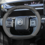 Odinis automobilio vairo užvalkalas Citroen C3 Hybrid e C3 2023 2024 2025 Neslystantis Auto interjero Citroen e C3 Aksesuarai 2025 gray