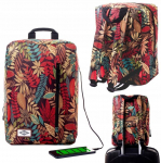Rankinis Bagažas Kuprinė Į Lėktuvą USB 40X30X20 + Spyna Nemokamai