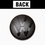 Automobilio priekinio variklio dangčio emblema bagažinės ženklelis priekinių grotelių logotipo lipdukas Volkswagen EE50 VW Golf 6 MK6 MK8 Golf 7 MK7 7.5 Golf 8 VARIANT GOLF8 Variant 21-23 gray