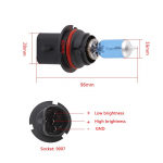 2vnt 9004 HB1 9007 HB5 55W 100W halogeninių automobilių priekinių žibintų lemputės Super Bright automatinė lemputė 12V priekinis žibintas baltas 9007 HB5 100W