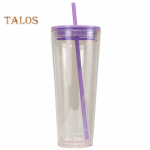 Water Glass Creative Daugiafunkcis mielas, prakti&scaron;kas, purslams atsparus kelioninis geriamasis butelis namams violetinė