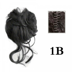 LISI HAIR Sintetiniai netvarkingi plauku kuodeliu perukas prisegiamas plauku priauginamas garbanotas banguotas arklio uodegas plauku piezinys perukas moterims 20cm