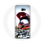 Coque pour Samsung Galaxy A3 2016 Casque Moto Cross