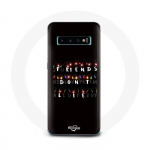 Coque pour Samsung Galaxy S10 Stranger Things Affiche Friends Don't Lie Joyeux no&euml;l
