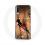 Coque pour Samsung Galaxy A50 Squid game Logo soldat