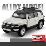1/24 Toyota FJ Land Cruiser SUV Visureigis Žaislinis Automobilis Diecast Metalo Lydinio Transporto Priemonė Miniatiūrinis Modelis Kolekcija Dovana Berniukui Vaikams geltona