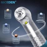 NICEDEN Dental Led with E Generator High Speed Handpiece Self-powered Air Turbine water spray Handpiece Dentistry Tools 2 holes