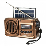 Saulės energija maitinamas žemų dažnių kortelės įdedamas auk&scaron;tos garso kokybės Bluetooth garsiakalbis FM automatinės kanalų paie&scaron;kos radijas juoda