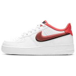 Nike Air Force 1 LV8 GS Dvigubas Swoosh - Ry&scaron;kiai raudoni Vaikų sportbačiai Balti Juodi CW1574-101 35.5