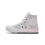 Converse Chuck Taylor All Star Lift Platform Auk&scaron;ti PS Undinėlės Žvyneliai Vaikams Sportbačiai White Storm-Pink Light-Dew 372752C 35