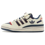 Adidas Forum Low Baseball Unisex Sportbačiai Kreminės Chalk-White Spalvos su Collegiate-Navy Akcentais IE7309 46