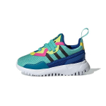 Adidas Originals Flex Series El I Madingi Patogūs Žemi Laisvalaikio Batai Kūdikių Sportbačiai Mėlyni Žali FX5335 23
