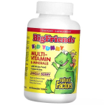 Multivitaminai vaikams, Big Friends Multi-Vitamin and Minerals, Natural Factors 60 tabl Uogų skonio (36406037) 60tab Berry