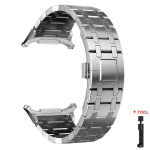 Prabangus titano dirželis Samsung Watch 7 Ultra 47mm laikrodžiui, grandinėlės apyrankė samsung galaxy ultra 7 47MM laikrodžiui, metalinė apyrankė be tarpų watch ultra 47mm