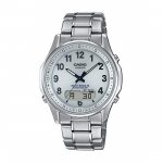 Casio Lineage Saulės energija varomas Laikrodis Sidabrinis Radijo bangomis valdomas LCW-M100TSE-7AJF Vyri&scaron;kas balta