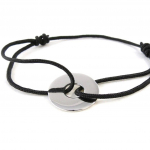 Les Tr&eacute;sors De Lily [I9899] - Bracelet Argent 'Zen' argent&eacute;