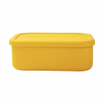 Silikoninė 300 ml / 400 ml / 700 ml / 1300 ml / 2100 ml prie&scaron;piečių dėžutė &Scaron;viežiam laikymui su dangčiu, atspariu kar&scaron;čiui, nepralaidžiu pietų indu Square žalia