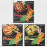 Recipe Larb & Tom Yum Goong & Green Curry sausainių lazdelės i&scaron; King Powder 180 gx 3 vnt &ndash; tailandieti&scaron;kas užkandis