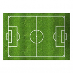 Futbolo kilimėlio spausdinimas dekoratyvinis stačiakampis patrauklus lauko ploto grindų kilimas miegamajam 120x160cm
